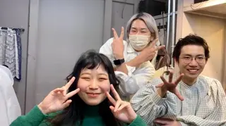 ショート ヘアアレンジ メンズ ✂︎美容師芸人👑 コモリギャルソンのヘアスタイル