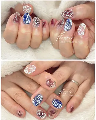 ネイル フルリール 【プライベートサロンのネイルデザイン