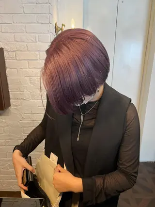 ショート カラー nendo_hair所属・ハイトーン/ボブ 🎀sonokaのヘアスタイル