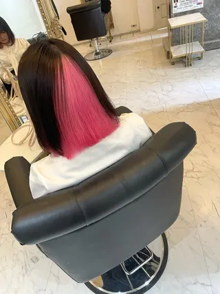 ミディアム カラー SALOWIN名古屋栄Suite店所属・月野 兎のヘアスタイル