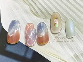 ネイル フルリール 【プライベートサロンのネイルデザイン