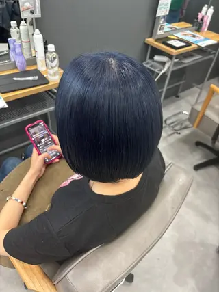 ミディアム 村松 音歩のヘアスタイル