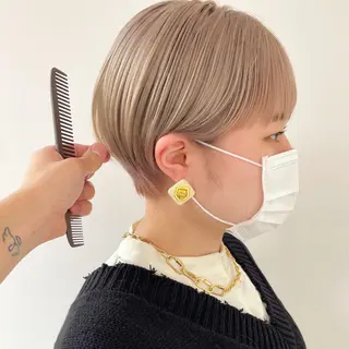 ショート カラー ボブ特化✨ 松本竜之介のヘアスタイル