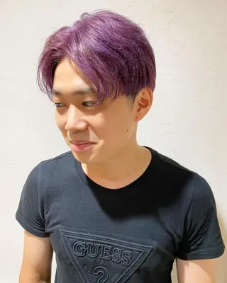 ショート カラー ヘアアレンジ メンズ 【池袋/スパイキー ショート】ⓝⓘⓜⓤのヘアスタイル