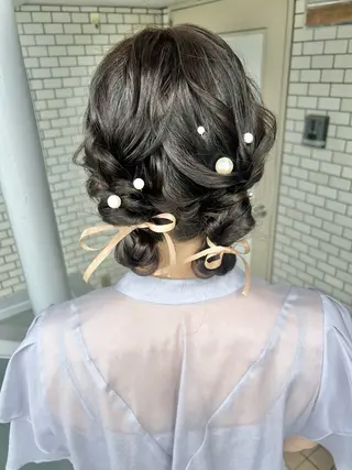 ヘアアレンジ 大人可愛いヘアメイク 💋🧚‍♀️しずかのヘアスタイル