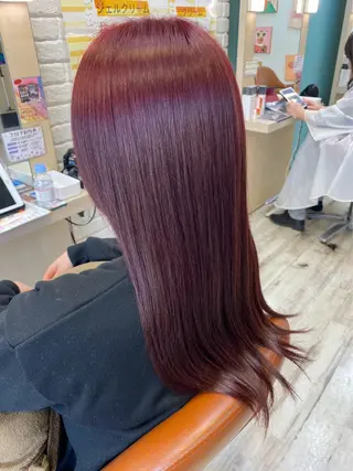 セミロング カラー DOUX高根沢店所属・加藤 玲菜のヘアスタイル