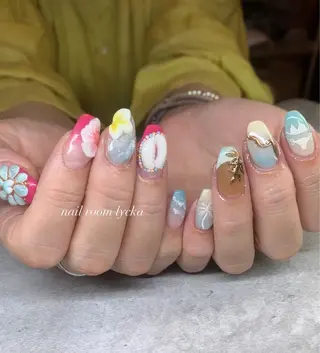 ネイル ﾈｲﾙﾙｰﾑﾘｯｶ 𝐦𝐚𝐲𝐮のネイルデザイン