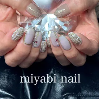 ネイル miyabi nail 桂川駅近くのネイルデザイン