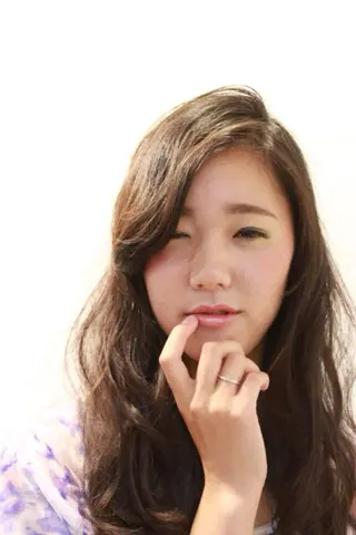 セミロング パーマ 所渉/韓国レイヤー /ウルフカットのヘアスタイル