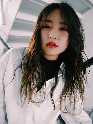 ロング カラー レイヤーカット/ パーマ/鎌田実奈歩のヘアスタイル