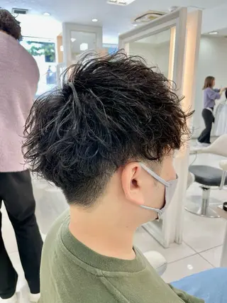 パーマ Ash 平井 青木🤍のヘアスタイル