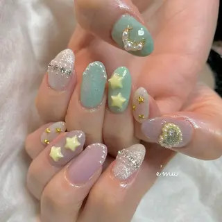 ネイル nail salon e'mu💐のネイルデザイン