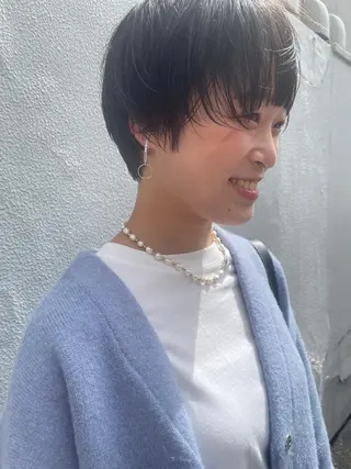 ショート さの あやねのヘアスタイル
