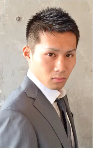 ショート メンズ 岩谷 阿礼のヘアスタイル