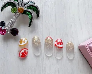 ネイル トップネイリスト Ribbon立川店のネイルデザイン