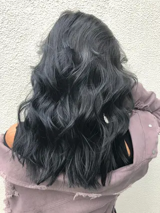 ロング カラー レイヤーカット BLend 渋谷のヘアスタイル