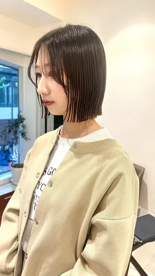 ミディアム カラー THE SALONS 渋谷246店所属・HCA studioのヘアスタイル