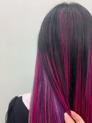 セミロング Mululu所属・京都最安価エクステ muuka🦋のヘアスタイル