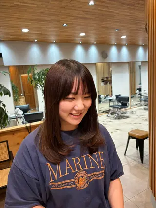 セミロング hair design Sola所属・SOLA /Shihoのヘアスタイル