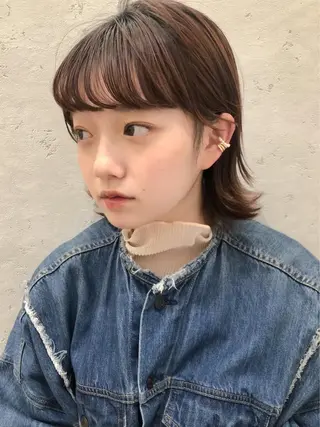 ミディアム 🛑柔らか透明感 カラー🛑大谷のヘアスタイル