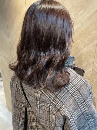 ミディアム カラー 髪質改善美容室Lust所属・美容室Lust💚 嶋崎　鷹のヘアスタイル