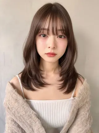 ミディアム SALOWIN表参道ANNEX店所属・表参道🪞垢抜けヘア 🤍mizukiのヘアスタイル