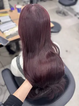 ロング ブリーチなし透明感 カラー/MISANOのヘアスタイル