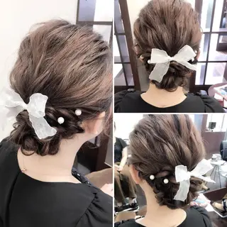 ロング ヘアアレンジ 沢田 瞳のヘアスタイル