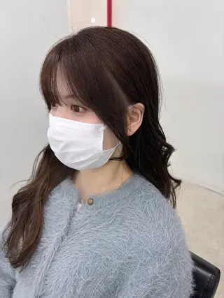 ロング カラー 冨木 雄斗のヘアスタイル