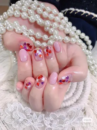 ネイル ネイルサロンAiri 長さ出し·シンプルのネイルデザイン