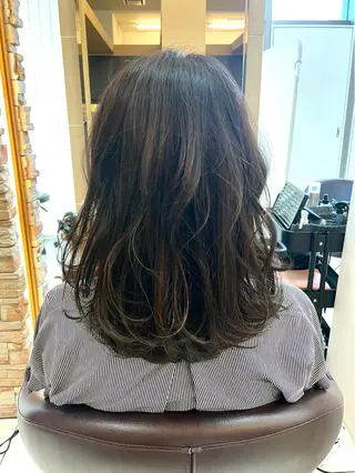 セミロング 新籾 尚哉のヘアスタイル