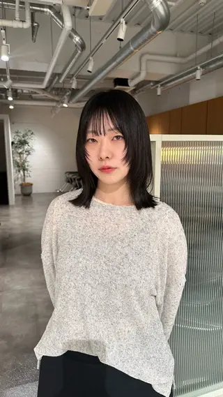 セミロング RUNA⭐️レイヤー /ボブ/似合わせ⭐️のヘアスタイル