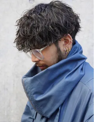 ショート パーマ メンズ fifth  SAKAE所属・SENTA✨メンズ パーマ✨fifth栄のヘアスタイル