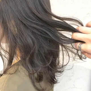 ミディアム カラー 艶髪育成サロン 京橋　shinのヘアスタイル