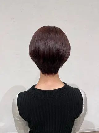 ショート 北島 遥香🫧インナ ー /ベージュカラーのヘアスタイル