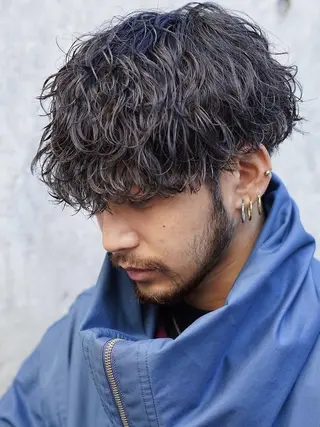 ショート パーマ メンズ fifth  SAKAE所属・SENTA✨メンズ パーマ✨fifth栄のヘアスタイル