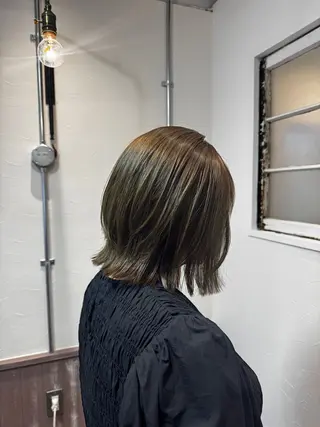 ミディアム カラー 矢場町/ダブルカラー /レイヤー/アリサのヘアスタイル