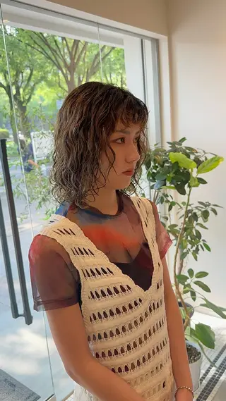 パーマ CYAN.大須店所属・小寺 柚初のヘアスタイル