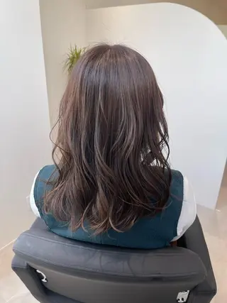 セミロング カラー 💗miyu🫧 ナチュラル可愛い💓のヘアスタイル