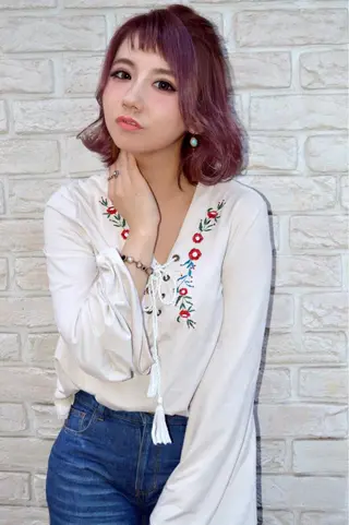 ショート カラー LA KING GINZA TOKYO所属・🧡ショートの達人 🧡SHOのヘアスタイル