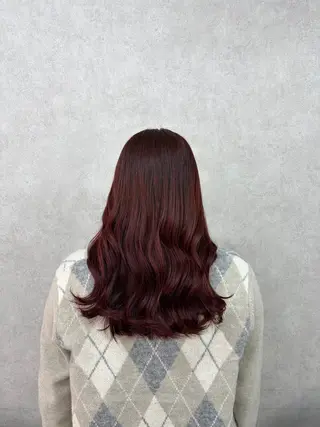 ロング カラー 倉澤 愛理のヘアスタイル