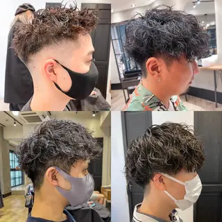 ショート パーマ メンズ エフエム 離れ 明大前(FM) FM離れ 明大前 メンズサロン/フェード【エフエム】所属・💈圧倒的メンズ特化 DAITO💈のヘアスタイル