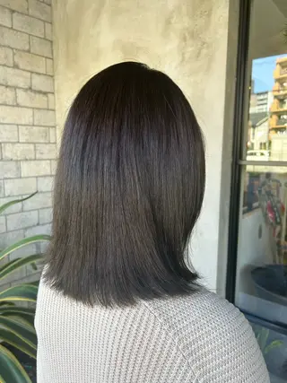 ミディアム カラー 村松 美月のヘアスタイル