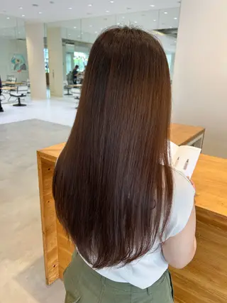 ロング 倉科夏奈 ハイトーン/エクステのヘアスタイル