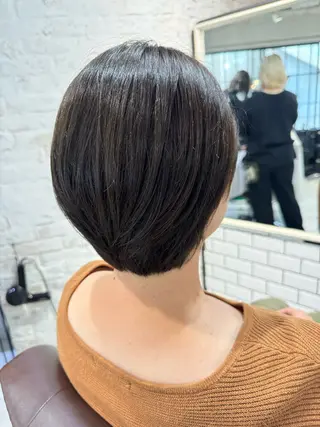 ショート カラー 髪質改善/縮毛矯正/ 艶髪/春山良太のヘアスタイル