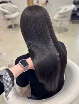 ロング mana /韓国風レイヤーのヘアスタイル