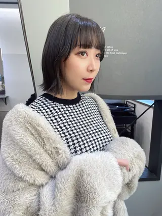 ショート AIRI layer cut hairのヘアスタイル