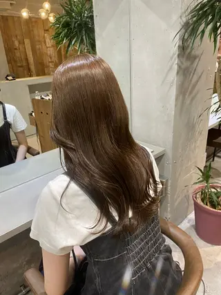 ロング カラー tamakawa hinaのヘアスタイル