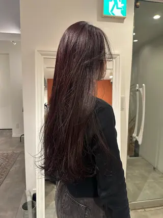 ロング カラー SUNDAZED所属・日沖 由紀子のヘアスタイル