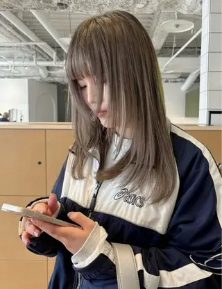 ロング 急募/ブリーチモデル /🦋/まゆのヘアスタイル